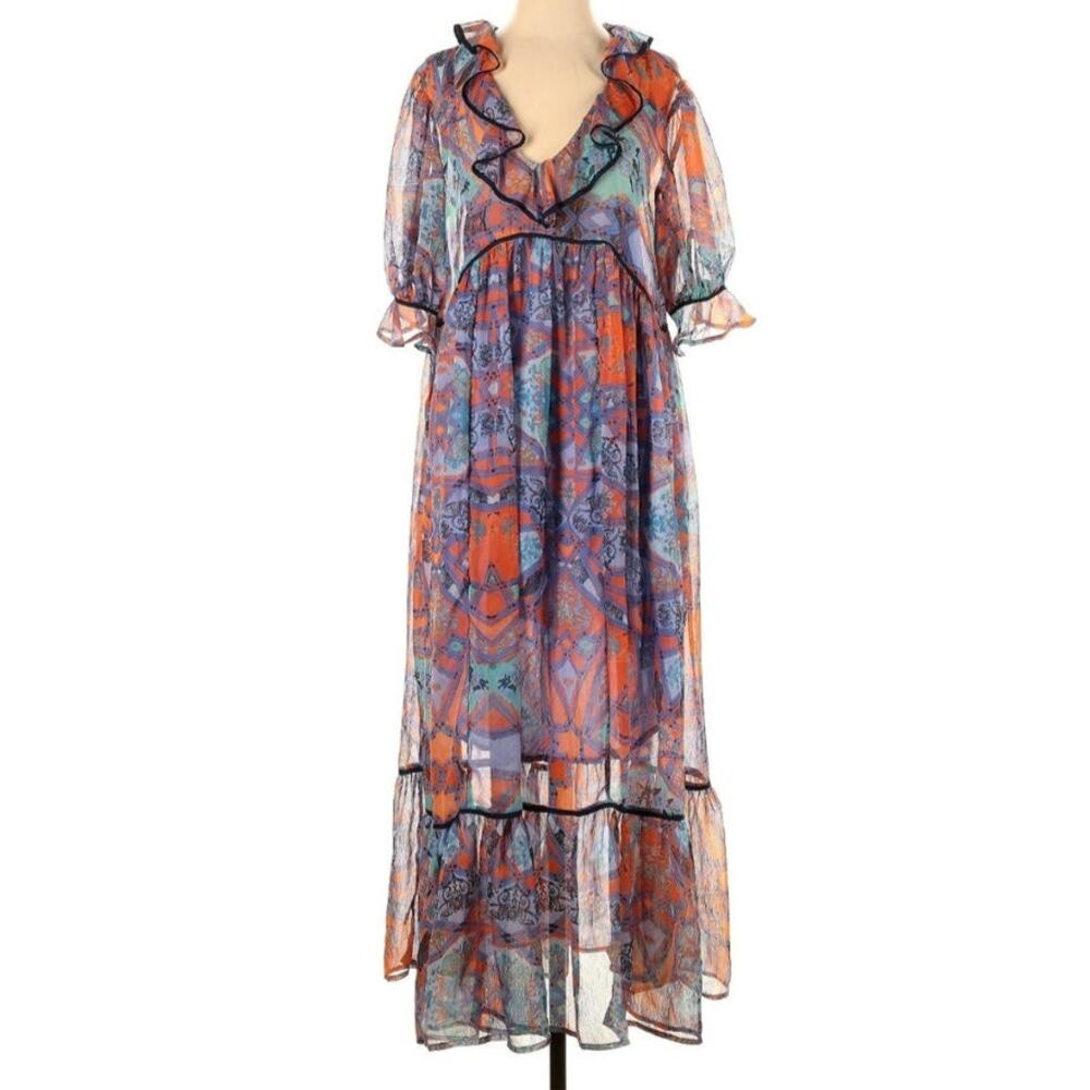 Free People Small Carmella Printed Dress - image 2